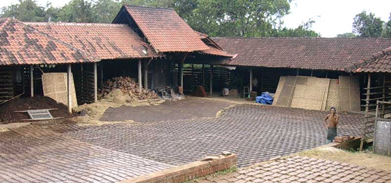 Bali Rooftile production in Pejaten