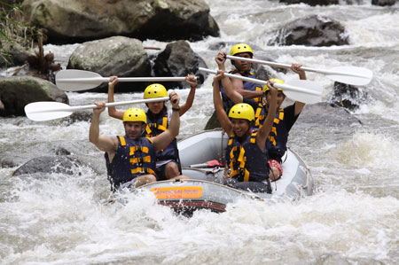 Rafting on the Ayung River